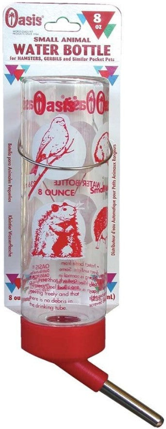 Oasis Crystal Clear Water Bottle 8 Oz - Pack Of 4